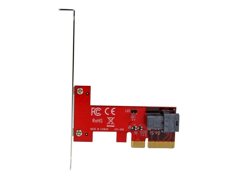 StarTech.com X4 PCI Express to SFF-8643 Adapter for PCIe NVMe U.2 SSD