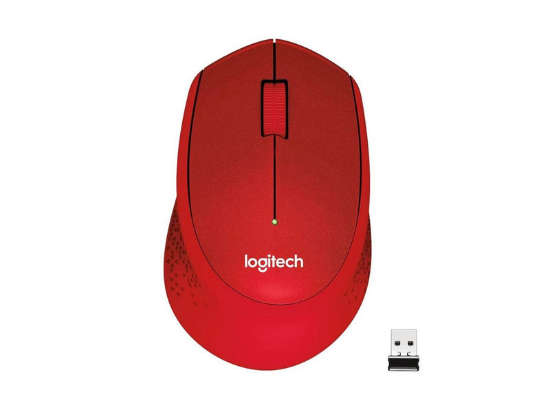Logitech M330 Silent Plus - Maus (Rot)