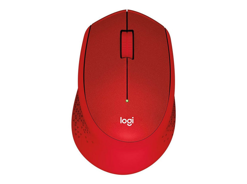 Logitech M330 Silent Plus - Maus (Rot)