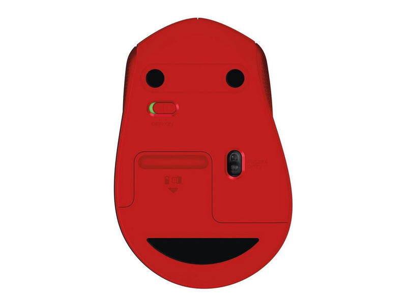 Logitech M330 Silent Plus - Maus (Rot)