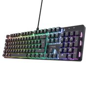 Trust GXT 871 Zora Mechanische Gaming-Tastatur, DE Layout