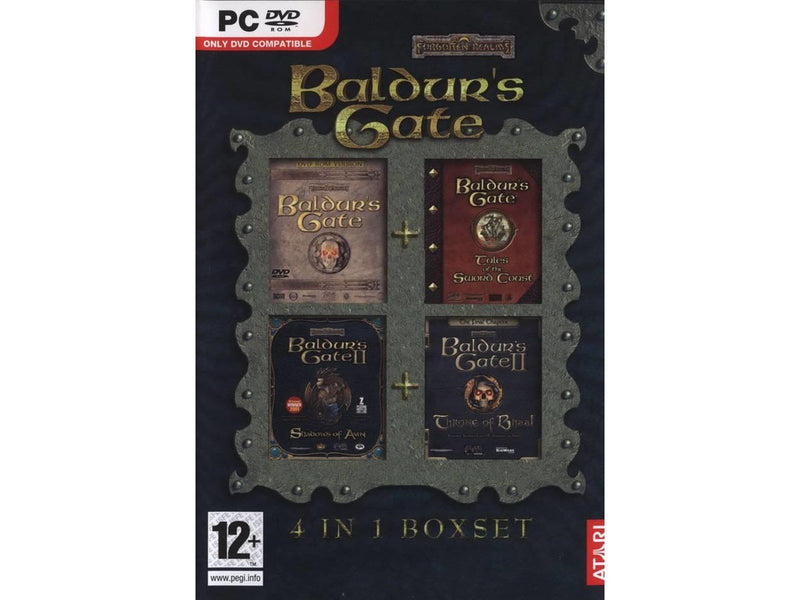Baldur's Gate: 4 in 1 Boxset - Windows - Samlung - PEGI 12