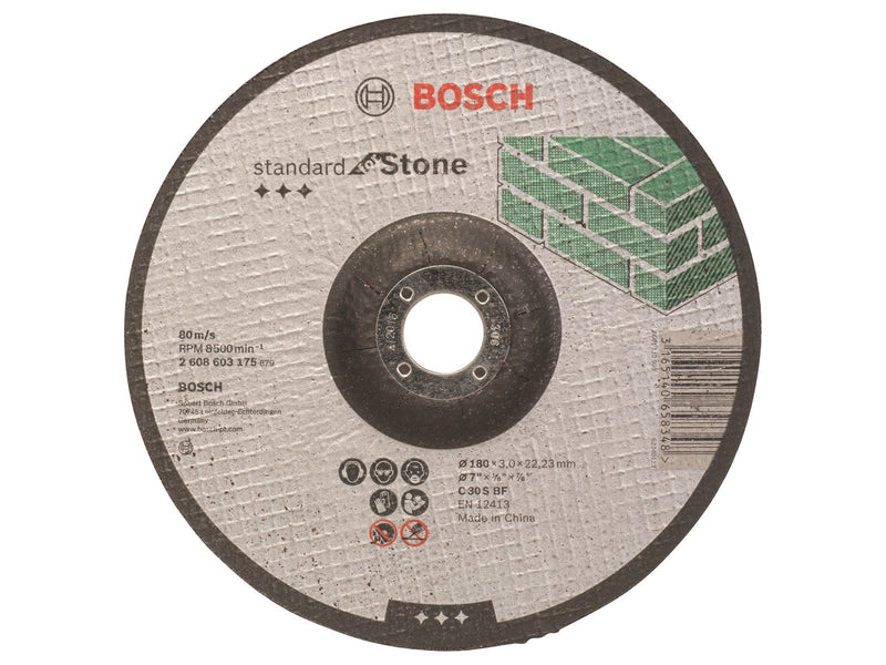 Bosch SKÃ†RESKIVE STEN 180X3MM KRÃ˜P STD