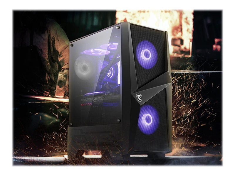 MSI MAG Forge 100M - Gehäuse - Tower - Schwarz