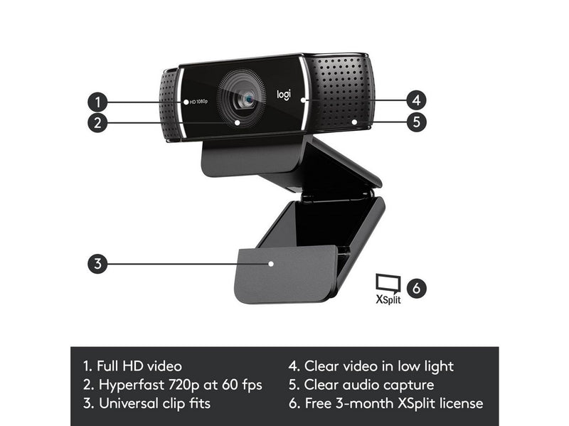 Logitech C922 HD Pro Stream Webcam