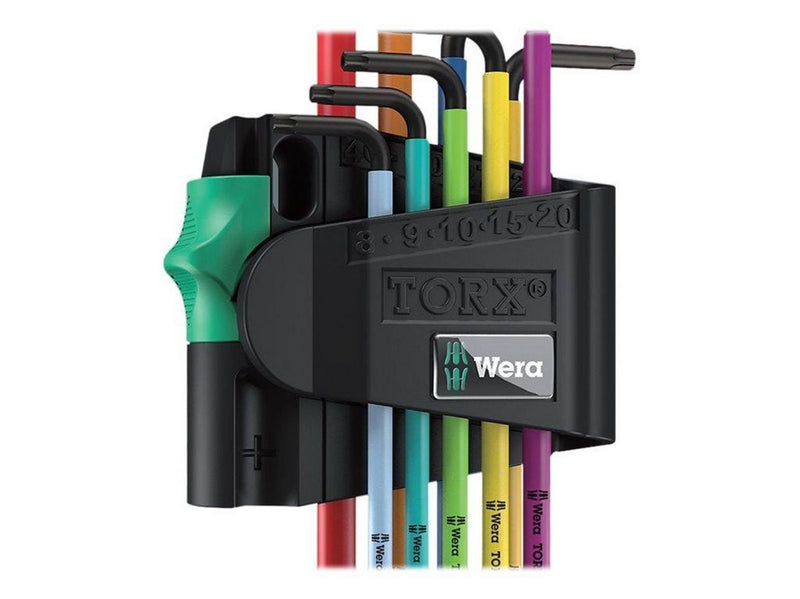 Wera 967 SPKL/9 TORX® BO Multicolour Winkelschlüsselsatz, BlackLaser, 9-teilig