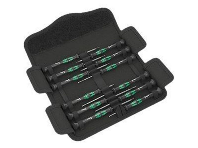 Wera Kraftform Micro-Set/12 SB 1 Elektroniker-Schraubendrehersatz, 12-teilig