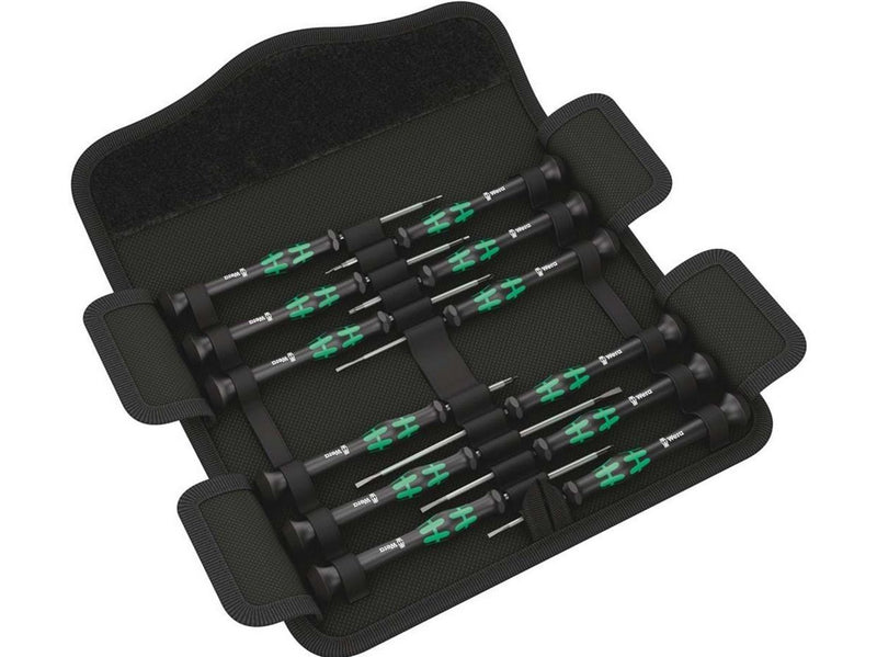 Wera Kraftform Micro-Set/12 SB 1 Elektroniker-Schraubendrehersatz, 12-teilig