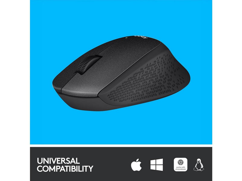 Logitech B330 Silent Plus - Maus (Schwarz)