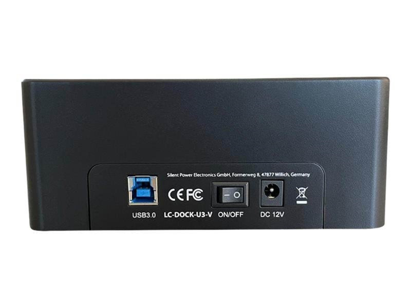 LC Power LC-DOCK-U3-V HDD Docking mit Kopierfunkti