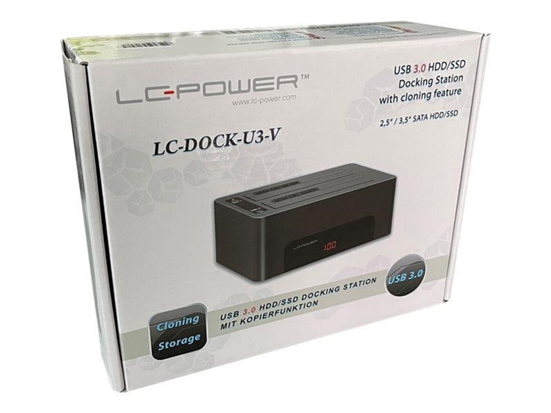 LC Power LC-DOCK-U3-V HDD Docking mit Kopierfunkti