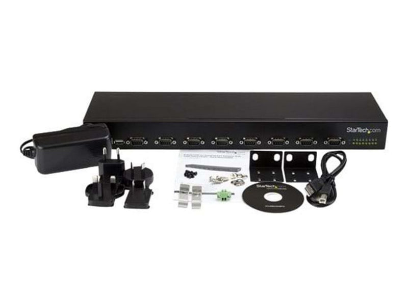 StarTech.com 8 Port USB to Serial Adapter Hub - USB to RS232 Daisy Chain