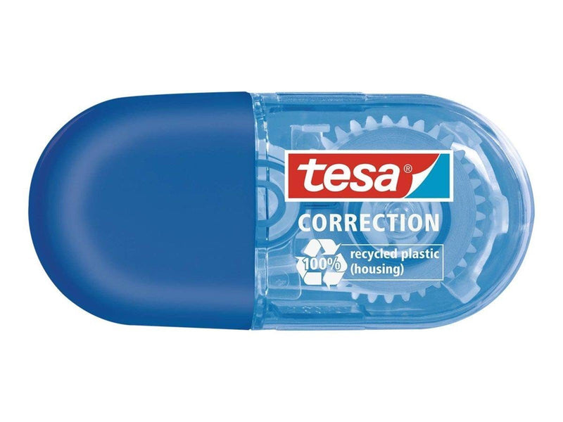 tesa Correction Tape Mini Roller ecoLogo 2x 6m x 5mm Blue + Pink