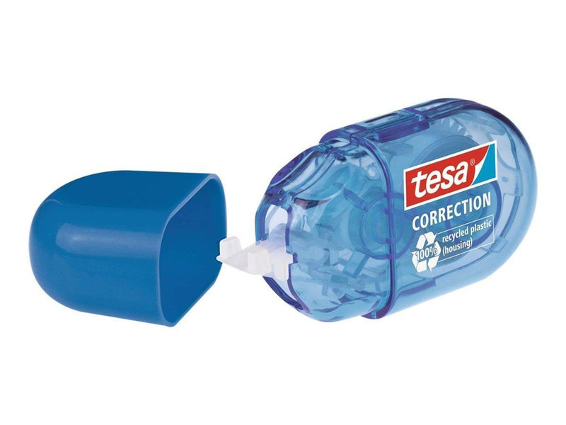 tesa Correction Tape Mini Roller ecoLogo 2x 6m x 5mm Blue + Pink