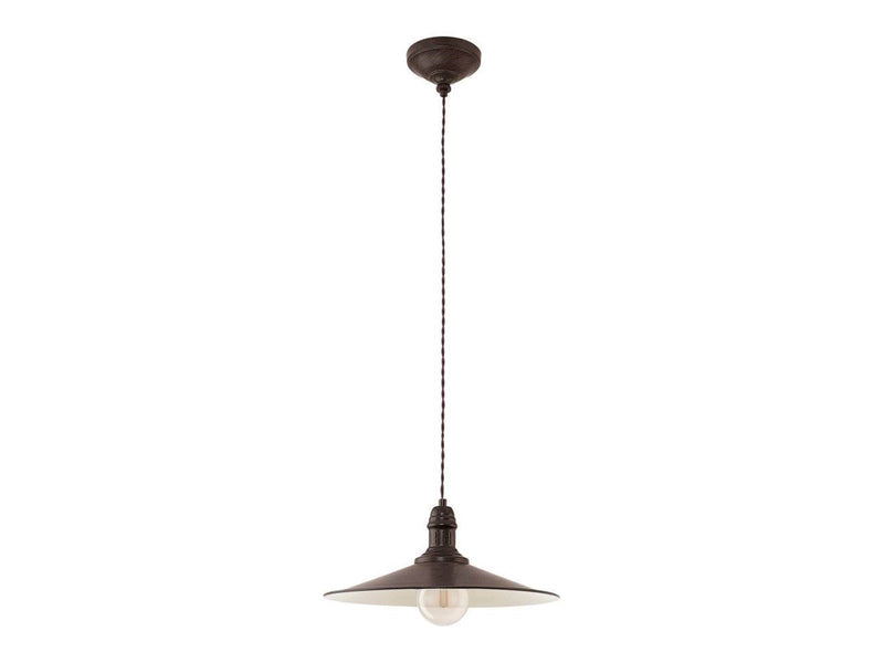 EGLO STOCKBURY Hängeleuchte, antik-braun, beige