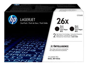 HP 26X / CF226XD 2-Pack High Capacity Black Toner