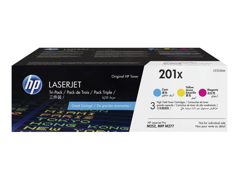 HP 201X / CF253XM 3-Pack High Capacity