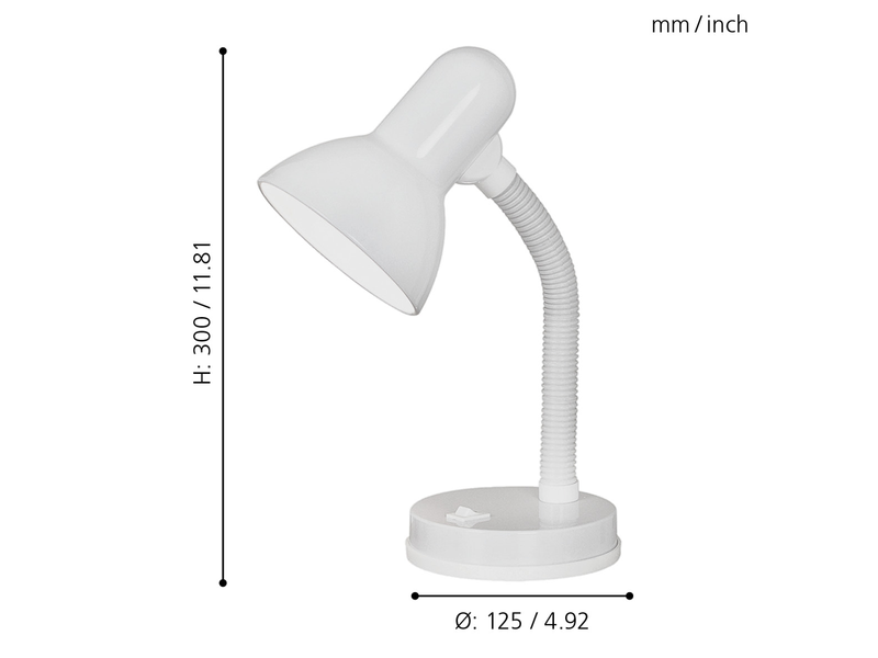 EGLO BASIC Tischleuchte, weiss