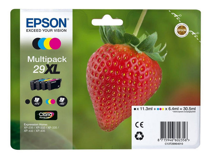 Epson 29XL 4-Pack (Black Yellow Cyan Magenta)
