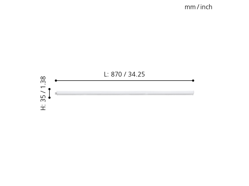 EGLO DUNDRY Wand- / Deckenleuchte, weiss