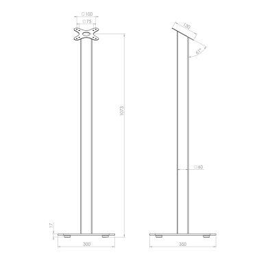 Hagor HA Flex-Lock Stand Standsystem für Tabletschutzgehäuse und weitere Tablethalterungen