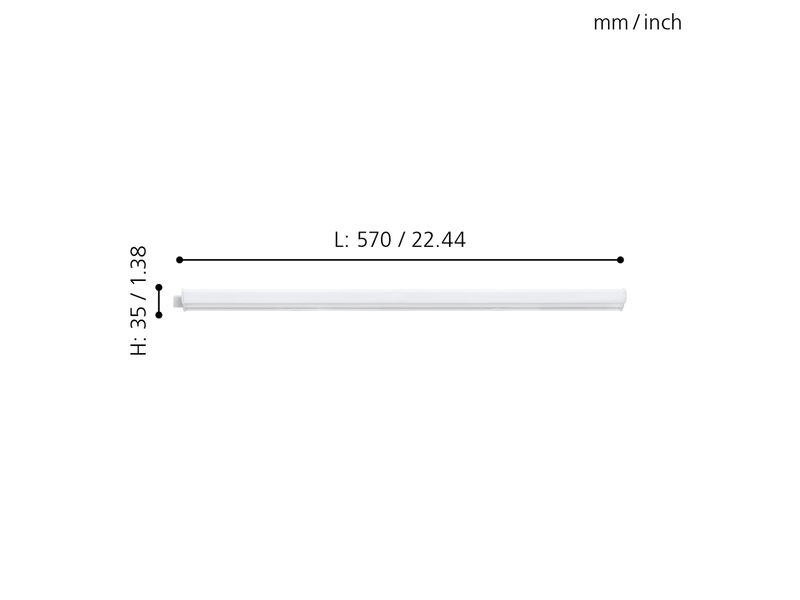 EGLO DUNDRY Wand- / Deckenleuchte, weiss