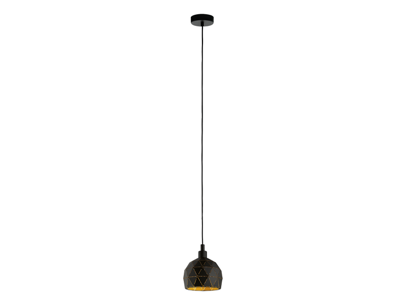 EGLO ROCCAFORTE Hängeleuchte, schwarz, gold