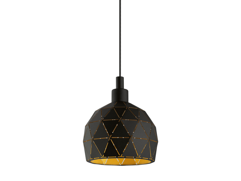 EGLO ROCCAFORTE Hängeleuchte, schwarz, gold