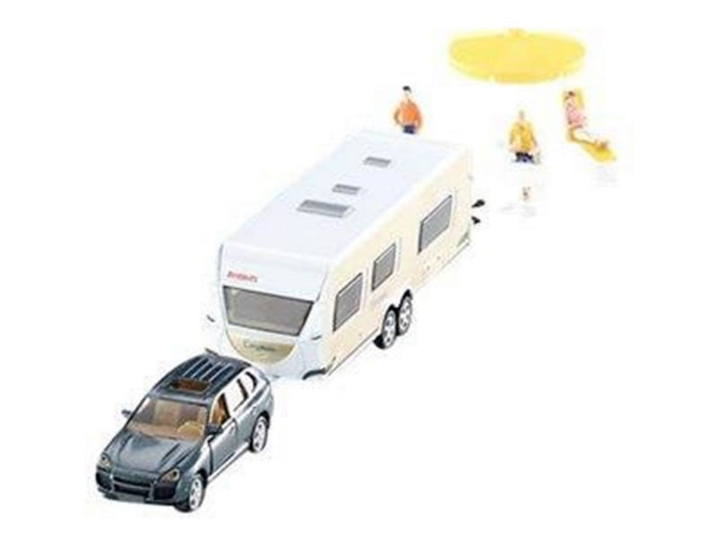 SIKU 1:55 Car With Caravan