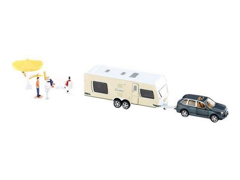 SIKU 1:55 Car With Caravan