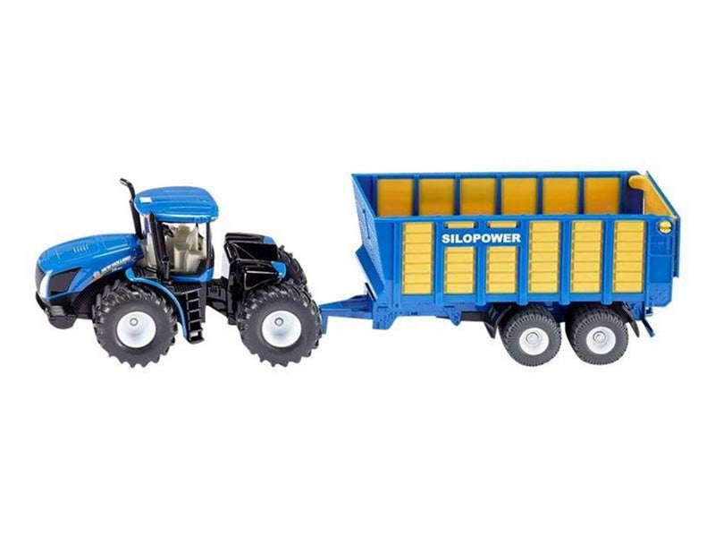 SIKU 1:50 Tractor With Silage Trailer