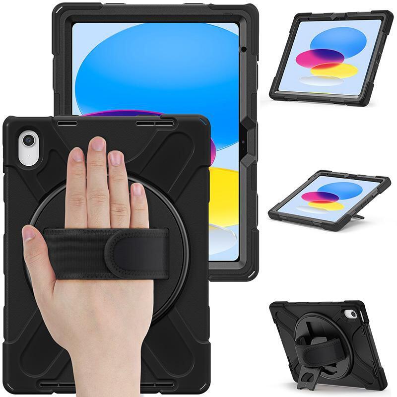 eSTUFF Austin Defender Case für das iPad der 10. Gen 2022 & 11. Gen 2025 (10.9') - Black (Bulk)