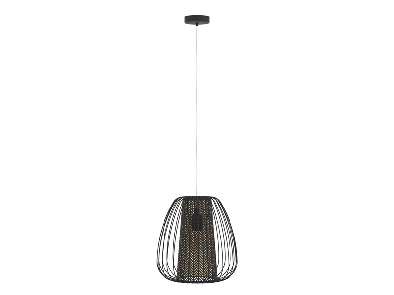 EGLO CURASAO Hängeleuchte, schwarz, gold