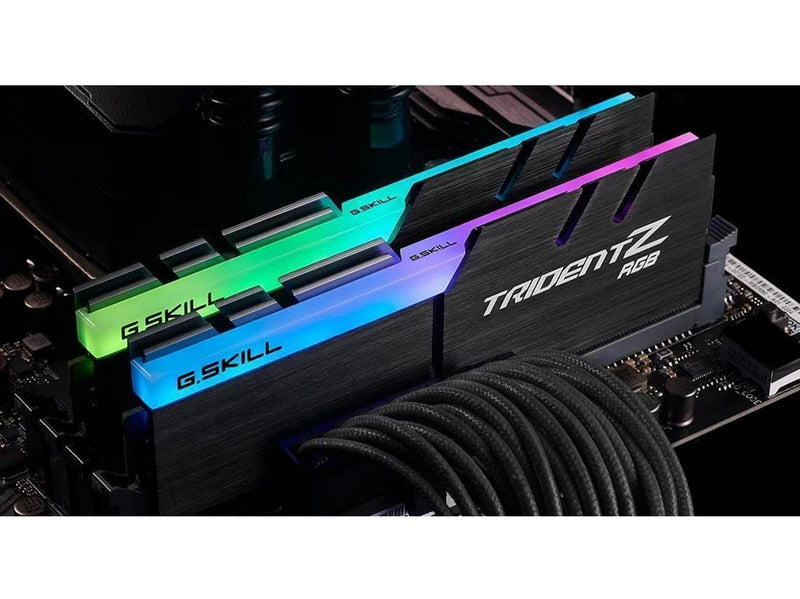 G.Skill Trident Z RGB DDR4-3200 - 16GB - CL16 - Dual Channel (2 pcs) - Intel XMP - Schwarz mit RGB