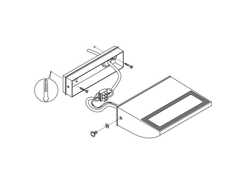 EGLO SORRONARO Wandleuchte, transparent