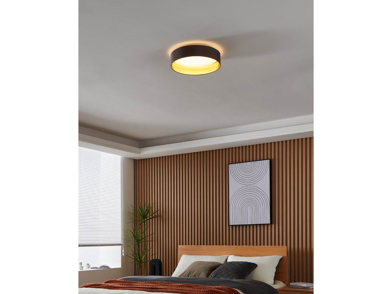 EGLO MASERLO 2 Deckenleuchte, cappuccino, gold