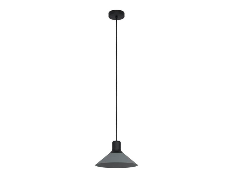 EGLO ABREOSA Hängeleuchte, schwarz, grau