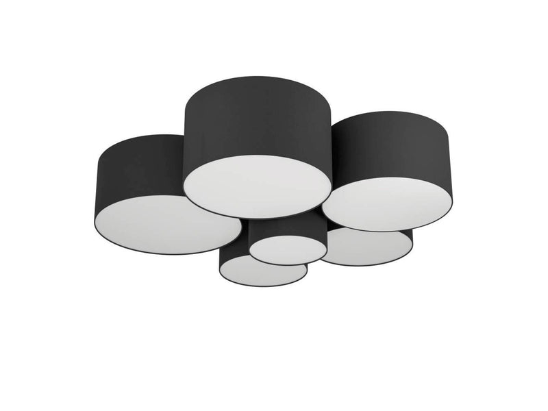 EGLO PASTORE 2 Deckenleuchte, schwarz, weiss