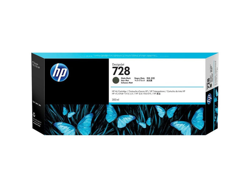 HP 728 / F9J68A Matte Black Ink
