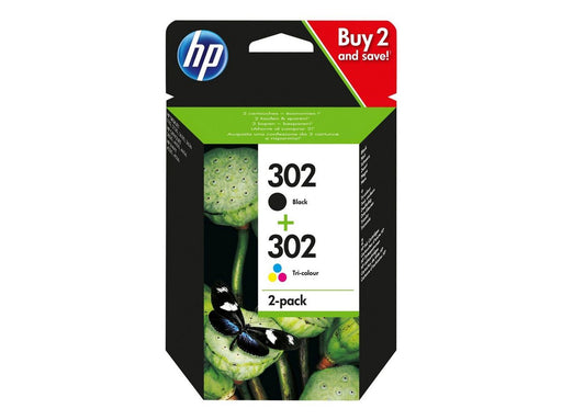 HP 302 / X4D37AE 2-Pack Black and Color Ink