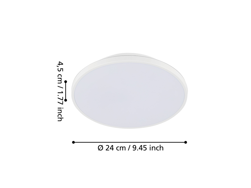 EGLO CRESPILLO Aufbauleuchte, weiss