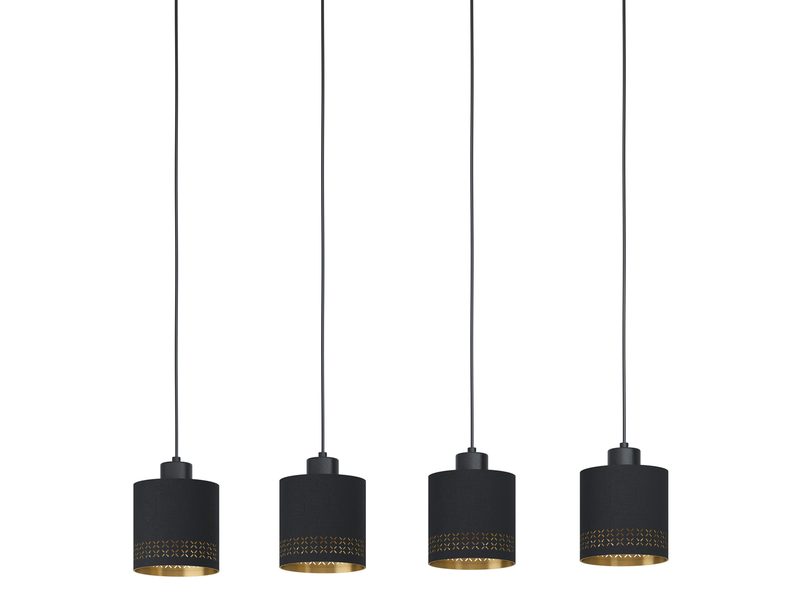 EGLO ESTEPERRA Hängeleuchte, schwarz, gold