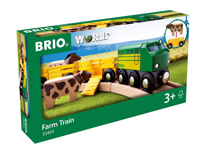 Brio Farm Train Set