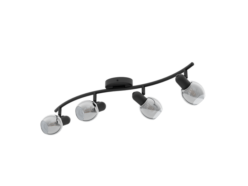EGLO POLLICA Spot, schwarz-transparent