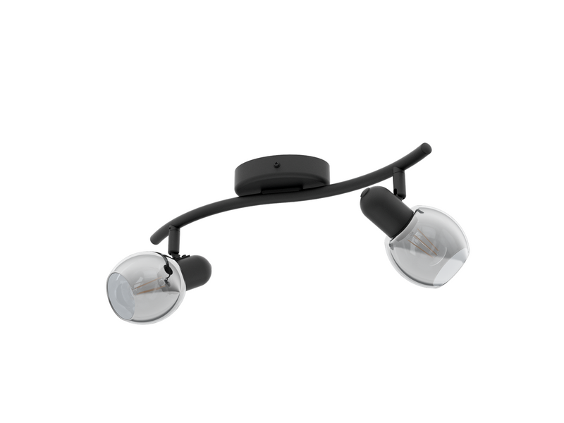 EGLO POLLICA Spot, schwarz-transparent