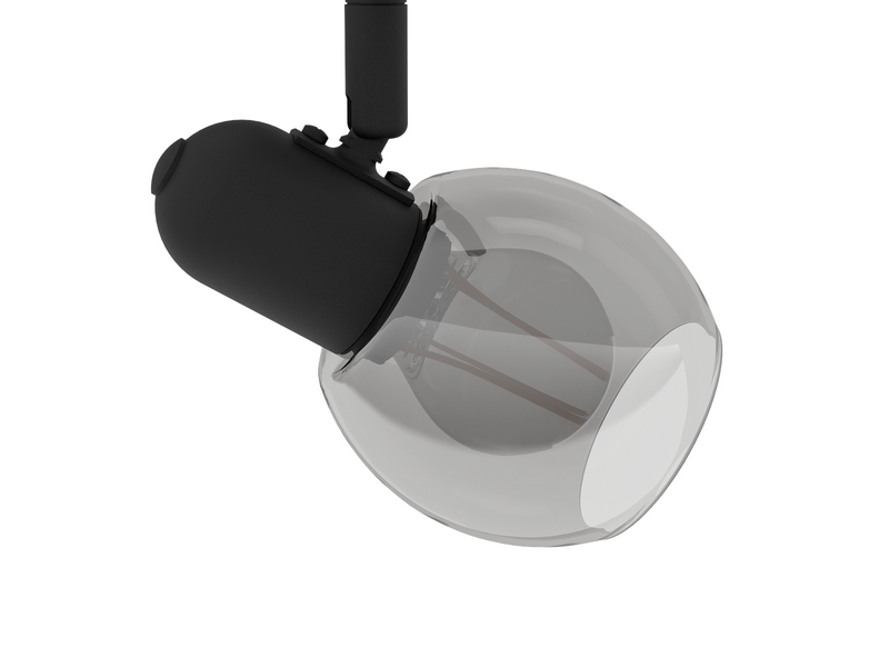 EGLO POLLICA Spot, schwarz-transparent