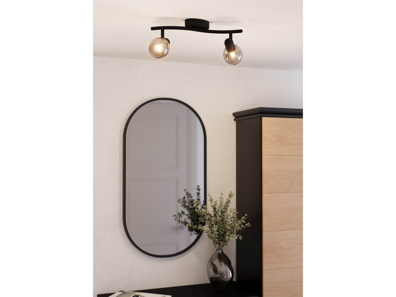 EGLO POLLICA Spot, schwarz-transparent
