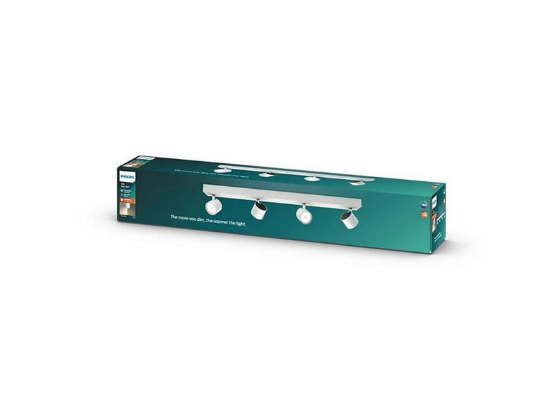 Philips Star spotschiene, LED 4x4,5W, weiß