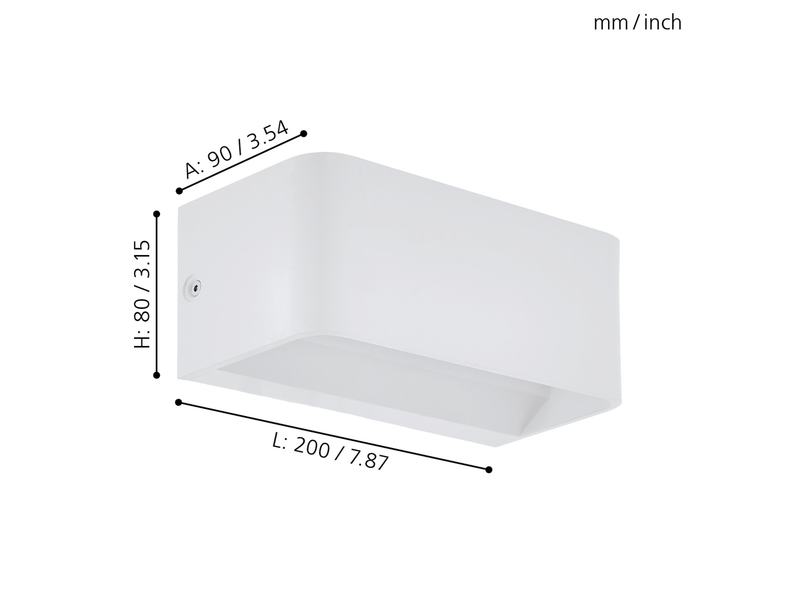 EGLO SANIA 4 Wandleuchte, weiss