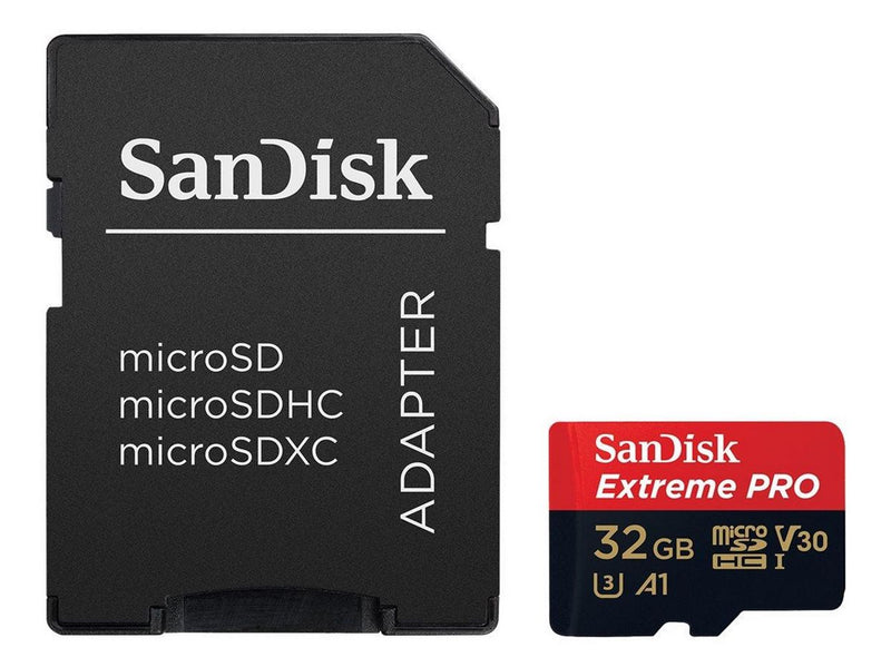 SANDISK Extreme Pro microSD/SD - 100MB/s - 32GB